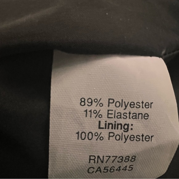 NWT Gorgeous J. Crew Black Midi Dress, Slip On, Size 2, Side Slits, Lined - Picture 4 of 5